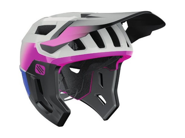 White/pink/cyber Blue Sh.